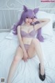 Sally多啦雪 Cosplay Keqing 刻晴 Lingerie Ver.